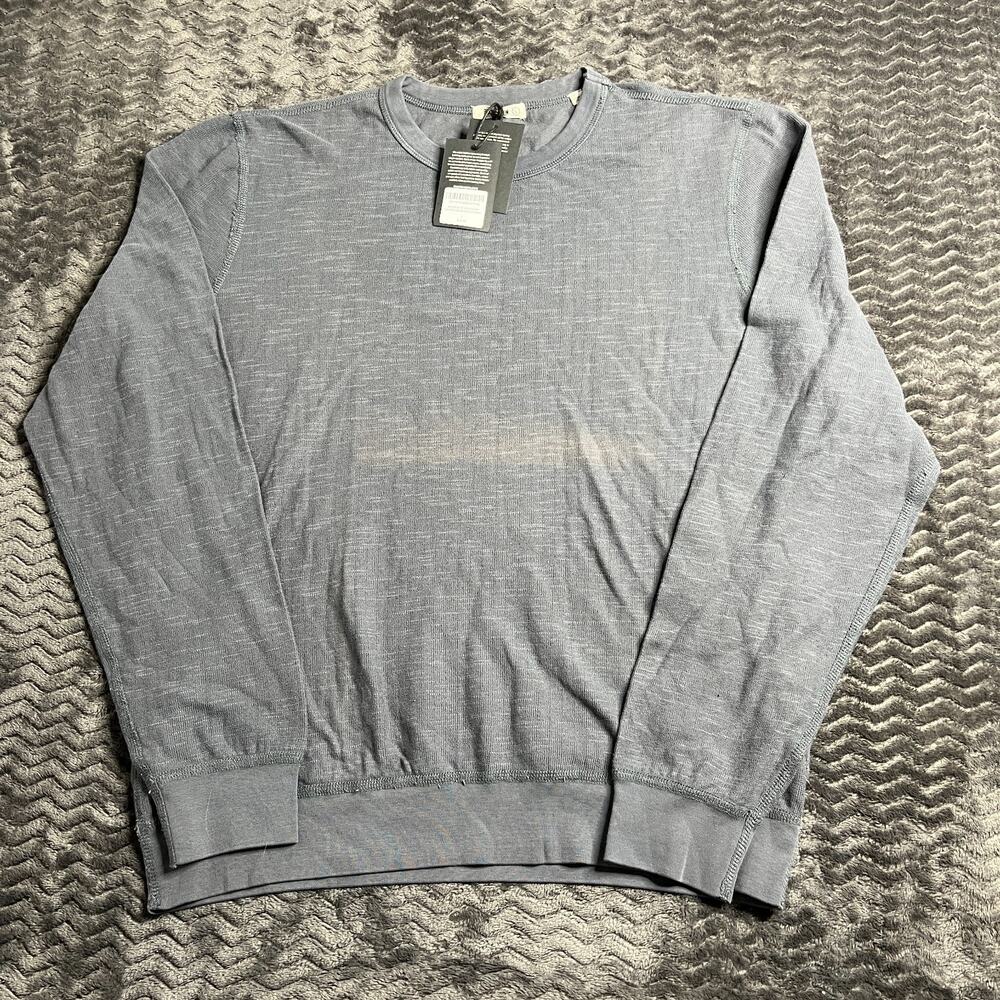 Buck Mason Lightweight Double Slub Crew Mens Size L Venice Wash Sweatshirt NWT